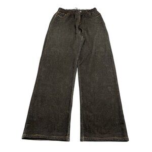 ABELA Sweatpant Illusion Jeans in Black